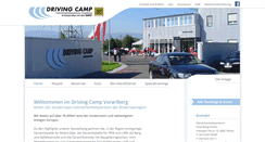 Desktop Screenshot of drivingcamp-vorarlberg.at